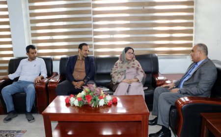 وزير التربية (العبادي) يناقش مع المجلس النرويجي للاجئين NRC مشاريع التعليم في اليمن