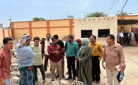 معاوية يدشّن مشروعين تعليميين لتعزيز البنية التحتية ودعم محو الأمية