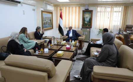 محافظ البنك المركزي يبحث مع سفيرة مملكة هولندا مجالات الدعم الإنساني وبرامج بناء القدرات