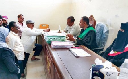 محكمة المواسط والمعافر الابتدائية بتعز تقضي بالإعدام في قضية قتل عمد وتباشر النظر في قضية أخرى.. تفاصيل