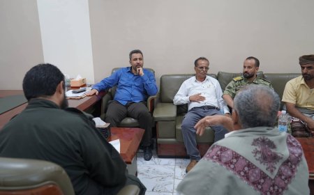 محافظ لحج يوجه الأجهزة الأمنية أستنفار الجهود ضد العابثين بالأراضي