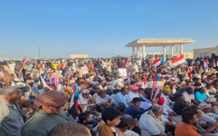 بيان وصور.. استجابة لدعوة المجلس الانتقالي مسيرة حاشدة في المهرة تضامنًا مع أبناء حضرموت