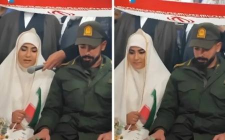 (زواج لشهر واحد) بتفاصيل صادمة!!.. شرطي إيراني يعقد على امرأة أمام الكاميرا (فيديو)