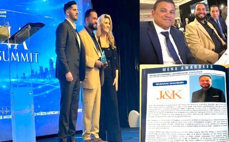 مبارك شهبين.. أول يمني أمريكي ينال جائزة القيادة الاقتصادية في الولايات المتحدة