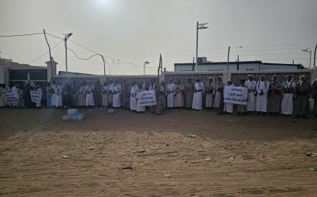 مأرب: مطالبات بتحسين الكهرباء وفتح بوابة سد مأرب خلال وقفة احتجاجية بالوادي