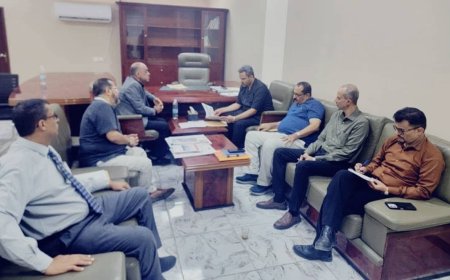 محافظ لحج يبحث مع مؤسسة "تواصل" التنموية تعزيز التدخلات الكويتية الخدمية والإنسانية بالمحافظة