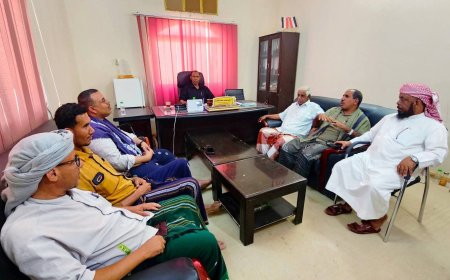 مدير عام ساه يلتقي مدير مكتب حماية البيئة بالمديريات الشرقية لمناقشة أوضاع المنشآت والرقابة الصناعية