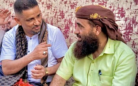 الشيخ علوي البند يهنئ الشيخ حمدي شكري بعودته الميمونة إلى أرض الوطن بعد رحلة علاجية ناجحة