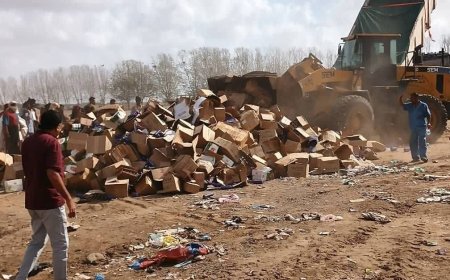 فيما تم اليوم إتلاف ( 8 ) أطنان من المواد غير الصالحة للاستهلاك..صحة البيئة بالمنصورة يواصل ضبط كميات من المواد الغذائية منتهية الصلاحية