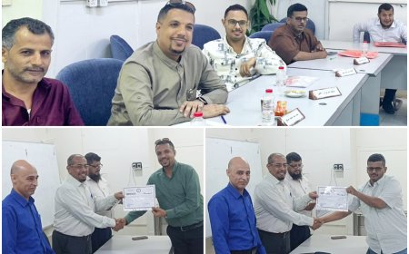 شركة مصافي عدن تختتم دورة «إدارة الأزمات» بمشاركة كوادر من منشأة البريقة التابعة لشركة النفط عدن