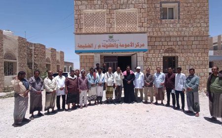 بن نويصر يطلع على الأوضاع الصحية بمديرية الضليعة بساحل حضرموت 