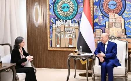 استراتيجية الحسم.. الرئيس العليمي يطالب المجتمع الدولي بالانتقال من (إدارة الأزمة) إلى (إنهاء التهديد)