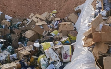 حضرموت: جمارك منفذ الوديعة تتلف بضائع منتهية وممنوعة بقيمة 46 مليون ريال