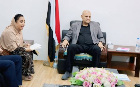 محافظ تعز يبحث مع مركز "سيفيك" تعزيز الشراكة لحماية المدنيين