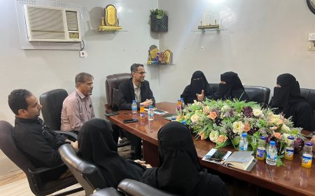 العمودي يطلع على أنشطة وأهداف مشروع تعزيز مشاركة النساء في عملية السلام في المسار الثاني 