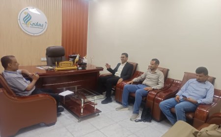 د.حَيمد ومؤسسة يماني يناقشان سير عمل مشروع تحسين خدمات المياه الممول من مركز الملك سلمان للإغاثة