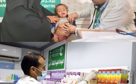 مركز الملك سلمان يواصل تقديم الخدمات الصحية بمحافظتي حجة والحديدة