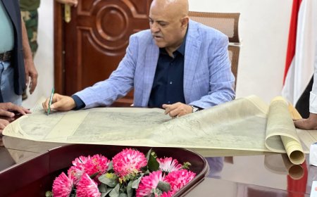 محافظ تعز يعتمد وحدات جوار لمديرية جبل حبشي ونجد قسيم