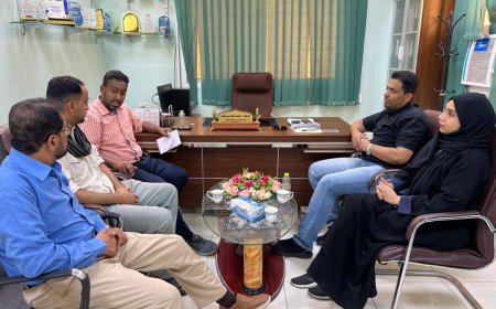 الصحة والصناعة يناقشان  سبل التعاون المشترك بساحل حضرموت*