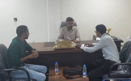 مدير مكتب الزراعة والري بساحل حضرموت يلتقي قيادة إتحاد الملتقيات الشبابية التطوعية بالساحل