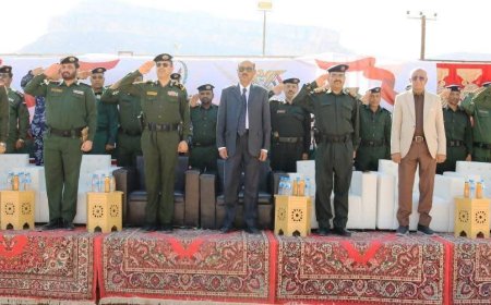 تدشين دمج قوات النخبة الحضرمية في الأجهزة الأمنية بوادي وصحراء حضرموت