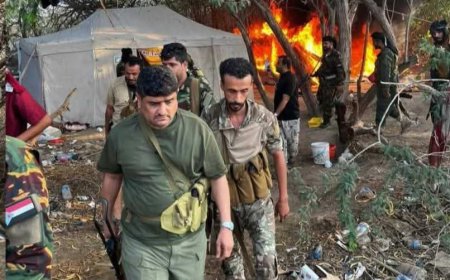 بتوجيهات محافظ أبين.. حملة أمنية بقيادة مدير أمن المحافظة تداهم معسكرات تهريب الأفارقة في أحور