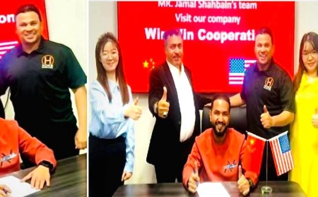 اتفاق استراتيجي في الصين يعزز توسع J&K بقيادة رجل الأعمال اليمني الأميركي مبارك شهبين