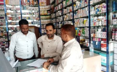 مكتب الصحة بحالمين ينفذ نزولاً ميدانياً لعدد من المنشآت الصحية بعاصمة المديرية