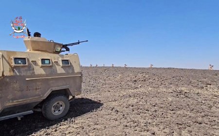 قوات العمالقة الجنوبية تنفذ مناورة عسكرية بالذخيرة الحية في شبوة