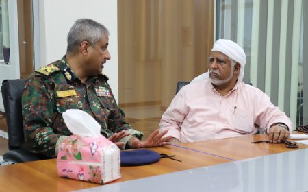 العميد الجابري يزور الشخصية الاجتماعية الشيخ البسيري