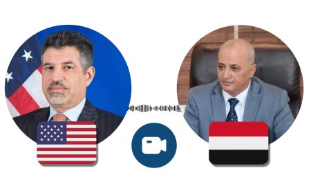 وزير المياه يبحث مع السفير الأمريكي تعزيز الشراكة في مجالات المياه والبيئة والتكيف المناخي 