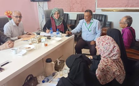 د/ سميرة المشجري تلتقي بمدراء مكاتب الثقافة بمديريات العاصمة عدن