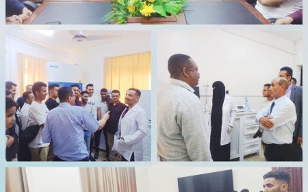 هيئة المواصفات والمقاييس بعدن تستقبل 30 طالبا وطالبة من كلية الطب جامعة تعز قسم صيدلة