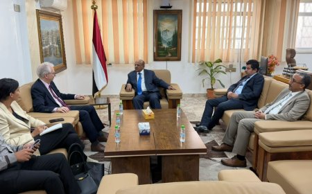 محافظ البنك المركزي يبحث مع السفير الألماني التطورات الاقتصادية وسبل تعزيز التعاون