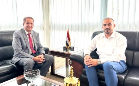 سفير اليمن لدى إثيوبيا يلتقي رئيس نادي البن اليمني ويبحثان سبل الاستفادة من التجربة الإثيوبية