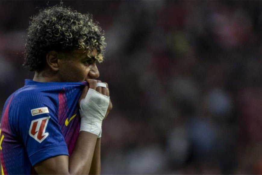 بالرغم من الفوز البرشلوني  .. لامين يامال كان غاضباً!