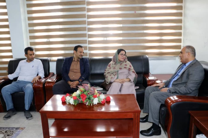 وزير التربية (العبادي) يناقش مع المجلس النرويجي للاجئين NRC مشاريع التعليم في اليمن