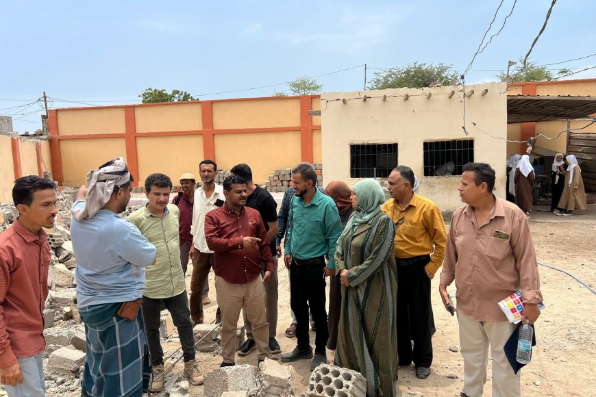 معاوية يدشّن مشروعين تعليميين لتعزيز البنية التحتية ودعم محو الأمية