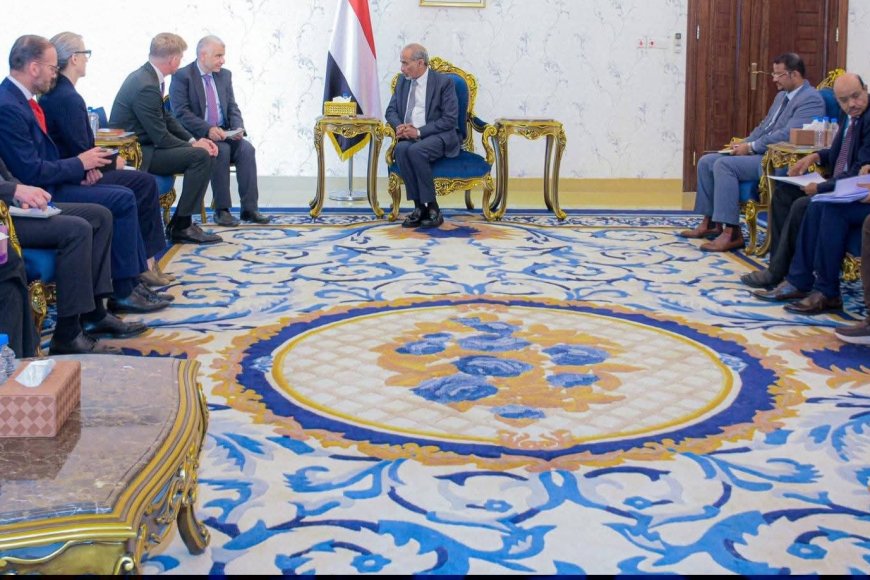 ‏عضو مجلس القيادة محمود الصبيحي يستقبل المبعوث الأممي