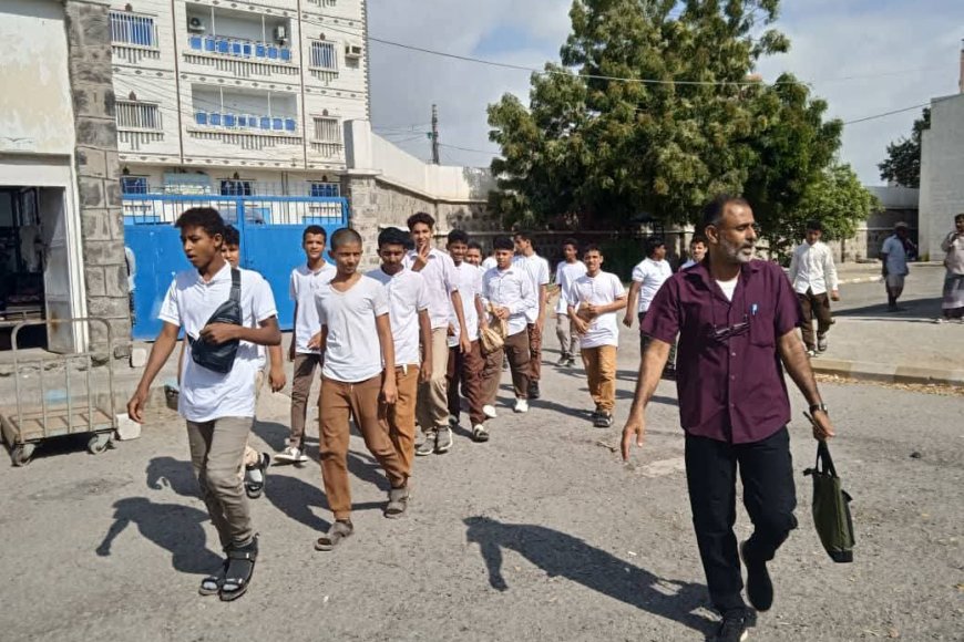 في خطوة لتعزيز الوعي المهني: طلاب مدرسة سعيد ناجي في زيارة للمعهدالمهني الصناعي المنصورة