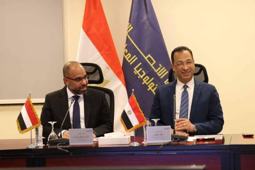 وزير الإتصالات باصرة يبحث مع نظيره المصري الشراكة الاستراتيجية وتبادل الخبرات في قطاع الاتصالات&nbsp;