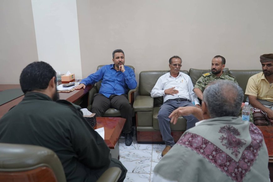 محافظ لحج يوجه الأجهزة الأمنية أستنفار الجهود ضد العابثين بالأراضي