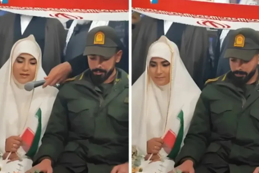 (زواج لشهر واحد) بتفاصيل صادمة!!.. شرطي إيراني يعقد على امرأة أمام الكاميرا (فيديو)
