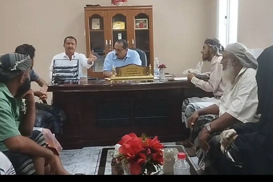 أمين محلي لحج يبحث مع مندوب الغاز المحافظة ووكلاء الحوطة وتبن آلية توزيع الغاز المنزلي بـالمحافظة ...&nbsp;