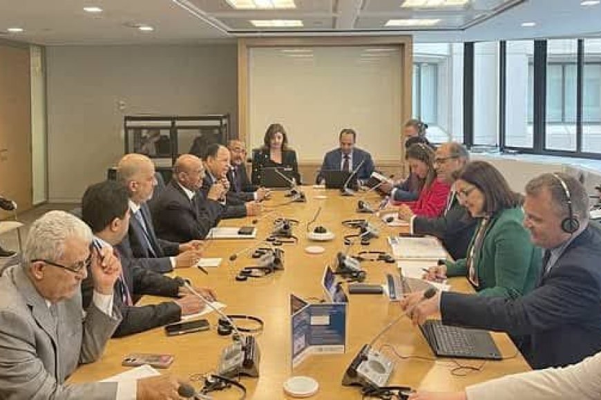 محافظ البنك المركزي ووزير المالية يلتقيان مدير ادارة الشرق الأوسط في صندوق النقد الدولي