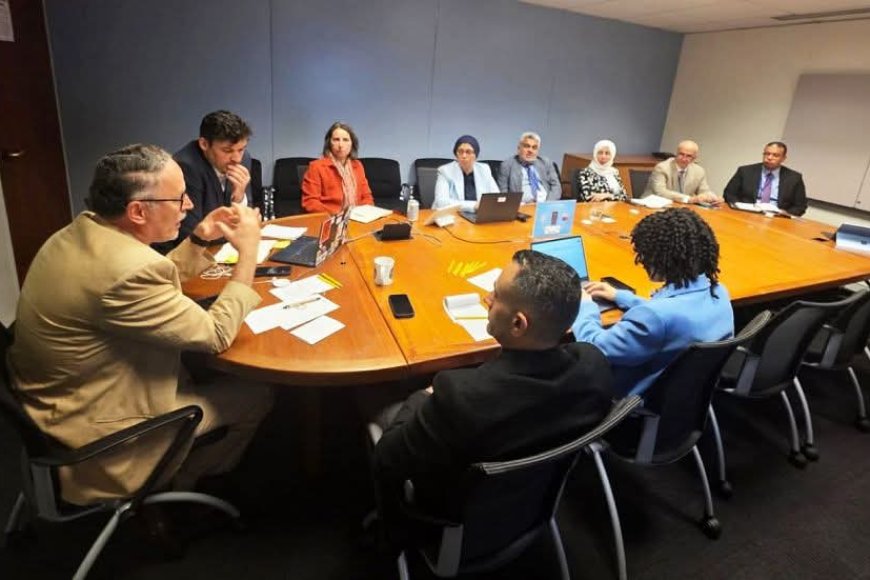 الزوبة وباسلمة يبحثان مع البنك الدولي دعم تمكين السلطة المحلية في اليمن