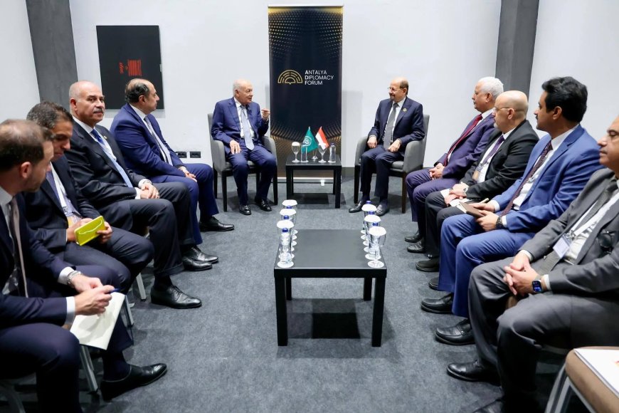 رئيس الوزراء وزير الخارجية يناقش مع امين عام الجامعة العربية تطورات الأوضاع