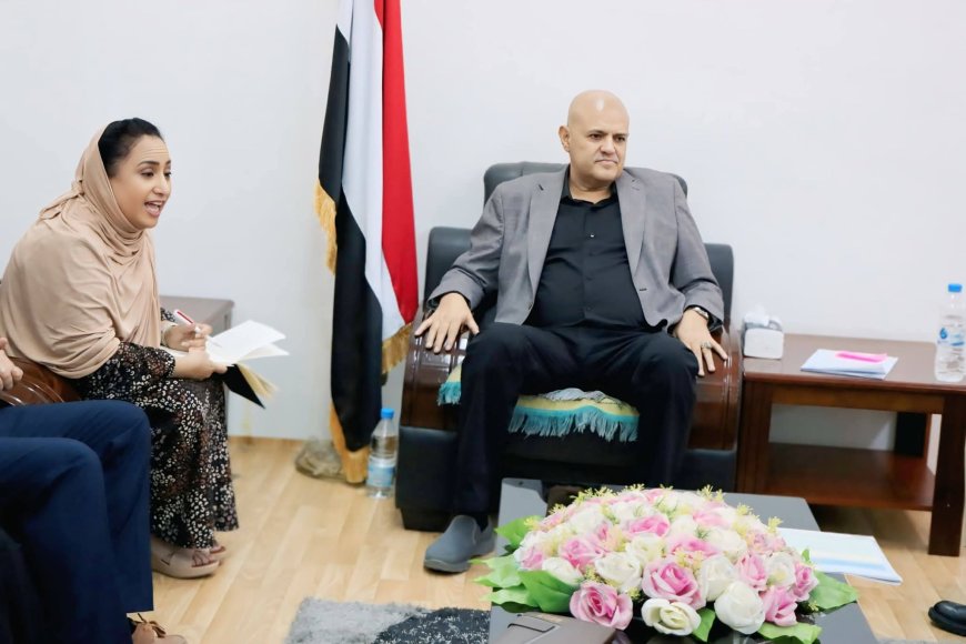 محافظ تعز يبحث مع مركز "سيفيك" تعزيز الشراكة لحماية المدنيين
