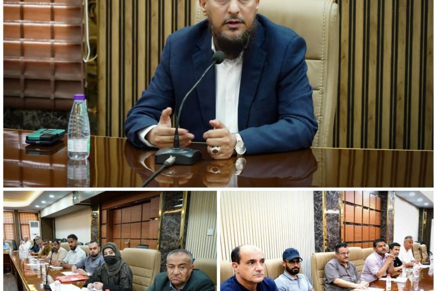 المحافظ شيخ يطّلع على آليات تحصيل الضرائب وتنمية الإيرادات ويؤكد على أهمية تطوير العمل المؤسسي  