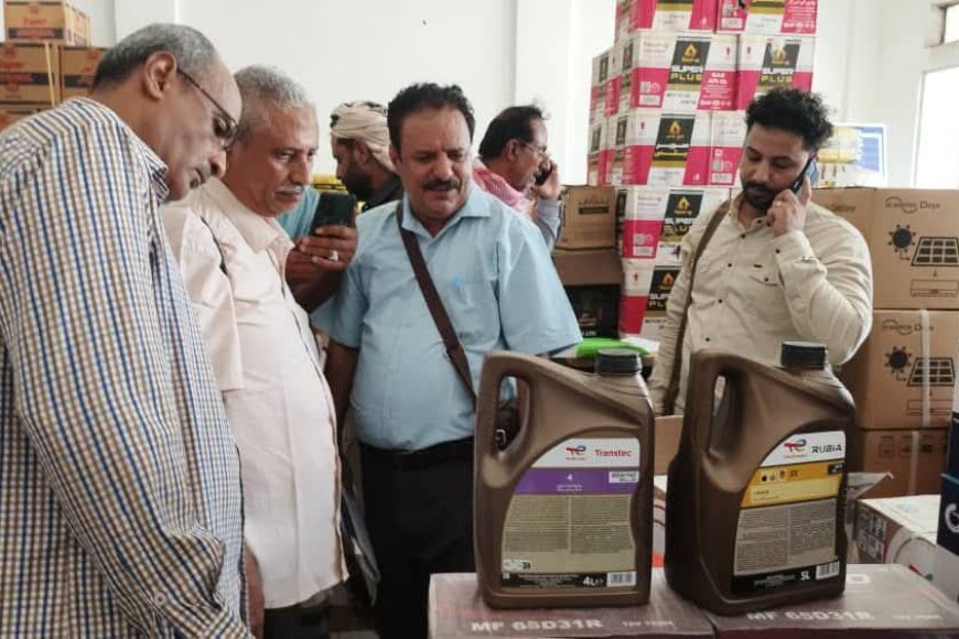 سلطةلحج تضبط وتغلق معملاً ضخماً لإنتاج زيوت السيارات المغشوشة في تبن.. تفاصيل&nbsp;